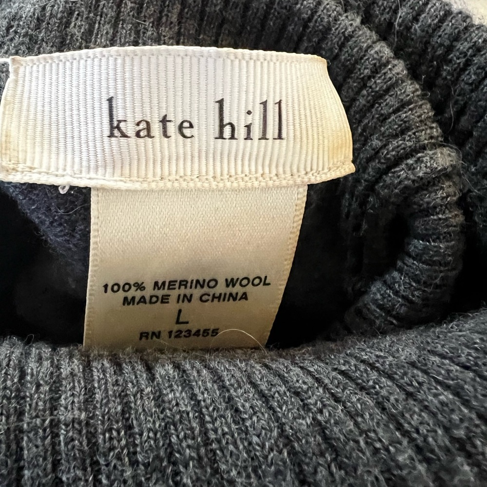 100% Ultra Soft Merino Wool Turtleneck Sweater - image 2